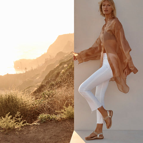 Brea Toe Post Slingback Sandal