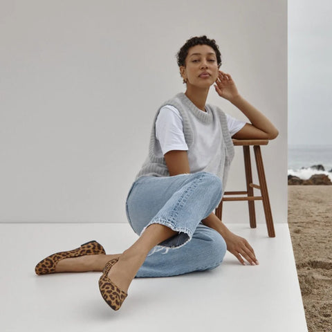 Orinda Square Toe Ballet Flat