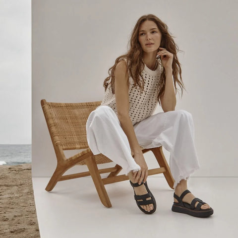 Solana Strappy Platform Sandal