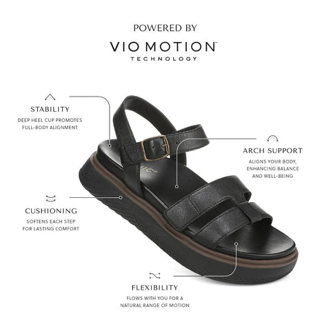 Solana Strappy Platform Sandal